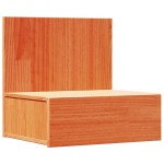 vidaXL Noptieră 2 pcs Maro ceruit 42 x 32.5 x 40 cm Lemn masiv de pin vidaXL Noptieră 2 pcs Maro ceruit 42 x 32.5 x 40 cm Lemn masiv de pin