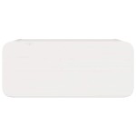 vidaXL Noptieră cu sertar Alb 39 x 34 x 16.5 cm Lemn masiv de pin