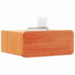 vidaXL Noptieră Maro ceruit 39 x 34 x 16.5 cm Lemn masiv de pin