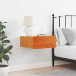 vidaXL Noptieră Maro ceruit 39 x 34 x 16.5 cm Lemn masiv de pin