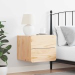 vidaXL Noptieră cu sertar Maro 39 x 34 x 33 cm Lemn masiv de pin