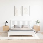 vidaXL Noptieră cu sertar 2 pcs Maro 39 x 34 x 33 cm Lemn masiv de pin