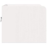 vidaXL Noptieră cu sertar Alb 38 x 36 x 29.5 cm Lemn masiv de pin