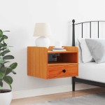 vidaXL Noptieră Maro ceruit 38 x 36 x 29.5 cm Lemn masiv de pin