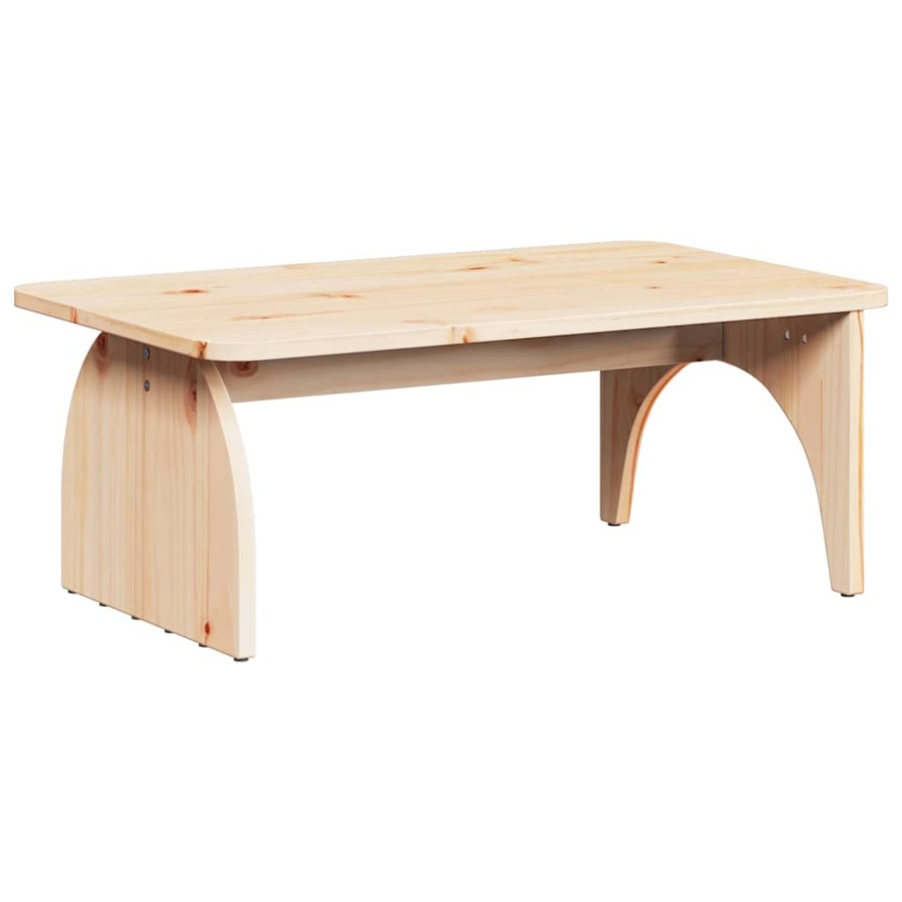 vidaXL Masă de cafea natural 80 x 50 x 31 cm Lemn masiv de pin