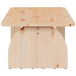 vidaXL Masă de cafea natural 80 x 50 x 31 cm Lemn masiv de pin vidaXL Masă de cafea natural 80 x 50 x 31 cm Lemn masiv de pin