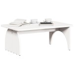 vidaXL Masă de cafea Alb 80 x 50 x 31 cm Lemn de brad solid vidaXL Masă de cafea Alb 80 x 50 x 31 cm Lemn de brad solid