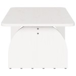 vidaXL Masă de cafea Alb 80 x 50 x 31 cm Lemn de brad solid vidaXL Masă de cafea Alb 80 x 50 x 31 cm Lemn de brad solid