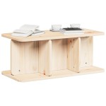 vidaXL Masă de cafea Natural 80 x 39.5 x 33.5 cm Lemn de brad solid
