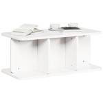 vidaXL Masă de cafea Alb 80 x 39.5 x 33.5 cm Lemn de brad solid vidaXL Masă de cafea Alb 80 x 39.5 x 33.5 cm Lemn de brad solid