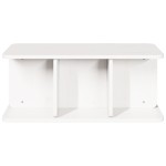 vidaXL Masă de cafea Alb 80 x 39.5 x 33.5 cm Lemn de brad solid vidaXL Masă de cafea Alb 80 x 39.5 x 33.5 cm Lemn de brad solid