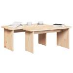 vidaXL Masă de cafea 2 pcs Natural 100 x 69 x 35.5 cm vidaXL Masă de cafea 2 pcs Natural 100 x 69 x 35.5 cm