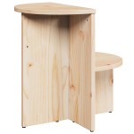 vidaXL Masă laterală natural 50 x 40 x 50 cm Lemn masiv de pin vidaXL Masă laterală natural 50 x 40 x 50 cm Lemn masiv de pin