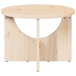 vidaXL Masă de cafea Natural 50 x 50 x 35 cm Lemn de brad solid vidaXL Masă de cafea Natural 50 x 50 x 35 cm Lemn de brad solid