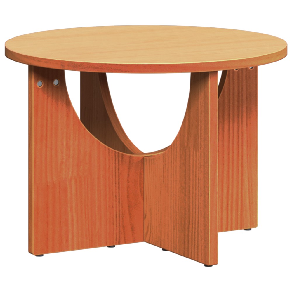 vidaXL Masă de cafea Maro 50 x 50 x 35 cm Lemn de brad solid