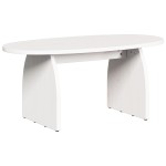 vidaXL Masă de cafea Alb 80 x 40 x 35 cm Lemn de brad solid