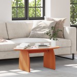 vidaXL Masă de cafea Maro ceruit 80 x 40 x 35 cm Lemn de brad solid vidaXL Masă de cafea Maro ceruit 80 x 40 x 35 cm Lemn de brad solid