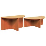 vidaXL Masă de cafea 2 pcs Maro ceruit 79 x 39.5 x 40 cm vidaXL Masă de cafea 2 pcs Maro ceruit 79 x 39.5 x 40 cm