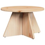 vidaXL Masă de cafea 3 pcs Natural 49 x 49 x 30 cm Lemn de brad solid vidaXL Masă de cafea 3 pcs Natural 49 x 49 x 30 cm Lemn de brad solid