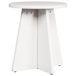 vidaXL Set de măsuțe de cafea 3 pcs Alb 49 x 49 x 30 cm