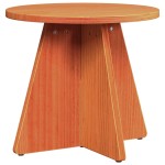 vidaXL Masă de cafea 3 pcs Maroniu cerat 49 x 49 x 30 cm vidaXL Masă de cafea 3 pcs Maroniu cerat 49 x 49 x 30 cm