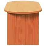 vidaXL Masă de cafea Maro ceruit 80 x 39.5 x 35 cm Lemn de brad solid