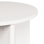 vidaXL Set de măsuțe de cafea 2 pcs Alb 41.5 x 41.5 x 41 cm
