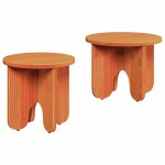 vidaXL Set de măsuțe de cafea 2 pcs Maro ceruit 39.5 x 39.5 x 30 cm