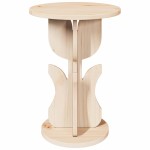 vidaXL Masă laterală natural 39.5 x 39.5 x 53.5 cm Lemn masiv de pin vidaXL Masă laterală natural 39.5 x 39.5 x 53.5 cm Lemn masiv de pin