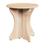 vidaXL Masă de cafea 3 pcs Natural 46 x 46 x 47 cm Lemn de brad solid