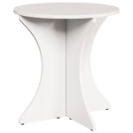 vidaXL Masă de cafea 3 pcs Alb