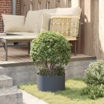 vidaXL Ghivece pentru grădină 5 pcs Antracit 30 x 30 x 20 cm Oțel
