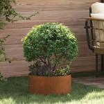 vidaXL Vază pentru Grădină Maro 40 x 40 x 20 cm Oțel corten vidaXL Vază pentru Grădină Maro 40 x 40 x 20 cm Oțel corten