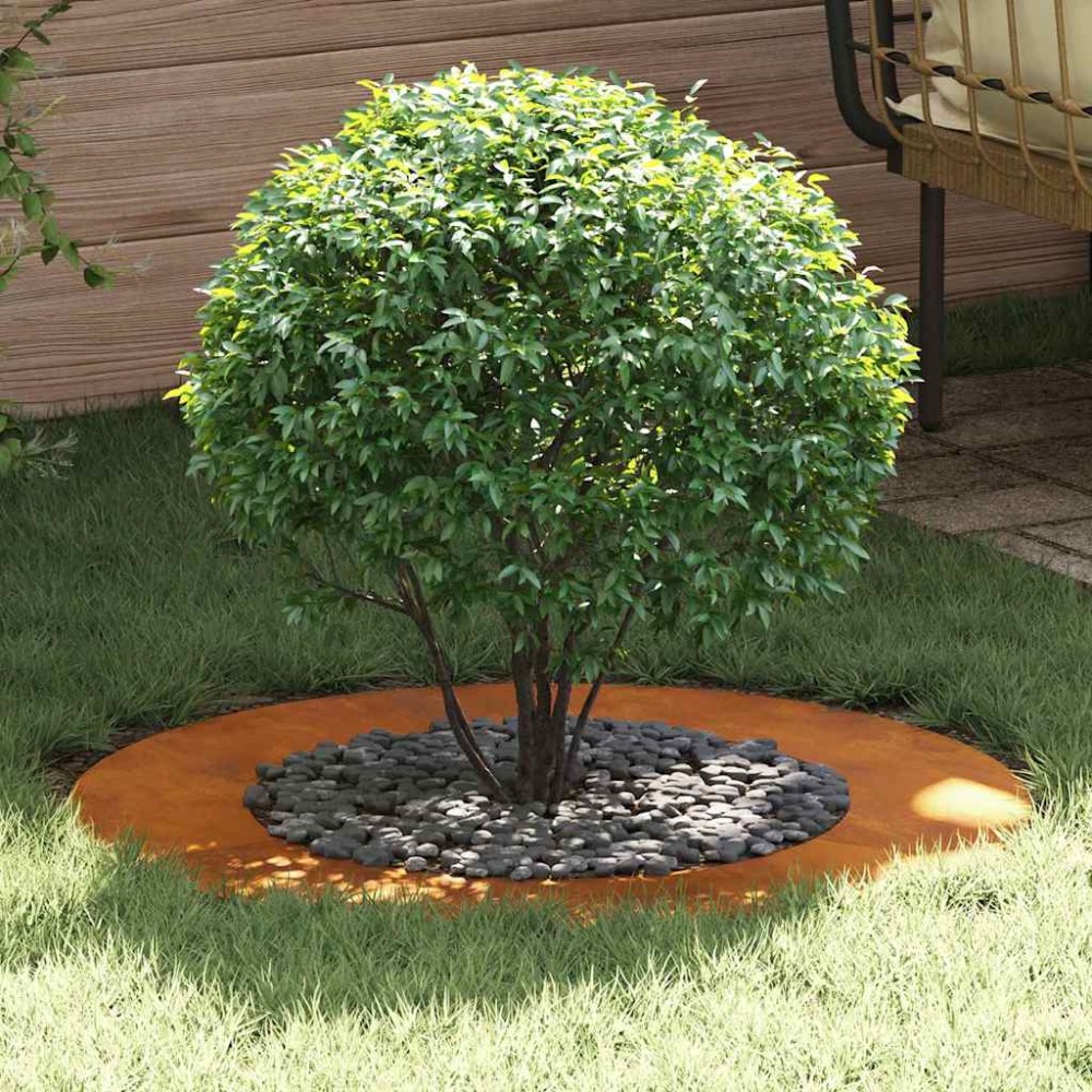 vidaXL Inel plat pentru copac Maro Ø50 / 80 cm