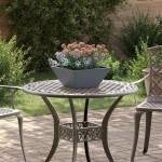 vidaXL Ghiveci de Grădină 5 pcs Antracit 35 x 35 x 15 cm Oțel