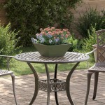 vidaXL Ghiveci de Grădină 5 pcs Olivengrønn 35 x 35 x 15 cm Oțel