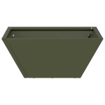 vidaXL Ghiveci de Grădină 5 pcs Olivengrønn 35 x 35 x 15 cm Oțel