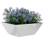 vidaXL Set de ghivece pentru grădină , 5 bucăți, 40x40x15 cm, din oțel galvanizat. vidaXL Set de ghivece pentru grădină , 5 bucăți, 40x40x15 cm, din oțel galvanizat.