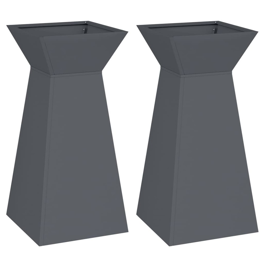 vidaXL Suport pentru plante Antracit Plastic 35 x 35 x 73 cm