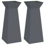 vidaXL Suport pentru Plante Antracit Plastic 40 x 40 x 101 cm
