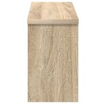 vidaXL Răcător de paltoane montat pe perete cu raft Stejar sonoma vidaXL Răcător de paltoane montat pe perete cu raft Stejar sonoma