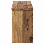 vidaXL Răcător de paltoane montat pe perete Lemn vechi 50 x 16 x 26 cm vidaXL Răcător de paltoane montat pe perete Lemn vechi 50 x 16 x 26 cm