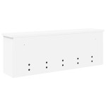 vidaXL Răcător de paltoane montat pe perete Alb 75 x 16 x 26 cm vidaXL Răcător de paltoane montat pe perete Alb 75 x 16 x 26 cm