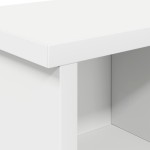 vidaXL Răcător de paltoane montat pe perete Alb 100 x 16 x 26 cm