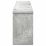 vidaXL Răcător de paltoane montat pe perete Gri beton 100 x 16 x 26 cm vidaXL Răcător de paltoane montat pe perete Gri beton 100 x 16 x 26 cm