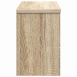 vidaXL Răcător de paltoane montat pe perete cu raft Stejar sonoma vidaXL Răcător de paltoane montat pe perete cu raft Stejar sonoma