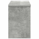 vidaXL Răcător de paltoane montat pe perete Gri beton 50 x 20 x 30 cm vidaXL Răcător de paltoane montat pe perete Gri beton 50 x 20 x 30 cm