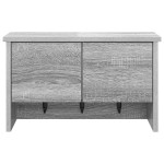 vidaXL Răcător de paltoane montat pe perete sonoma gri 50 x 20 x 30 cm vidaXL Răcător de paltoane montat pe perete sonoma gri 50 x 20 x 30 cm