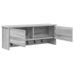 vidaXL Răcător de paltoane montat pe perete sonoma gri 80 x 20 x 30 cm
