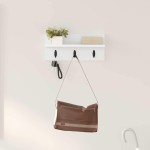 vidaXL Răcător de paltoane montat pe perete Alb 40 x 10.5 x 18 cm